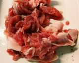 筍と豚肉と小松菜のオイスター炒め作り方2写真