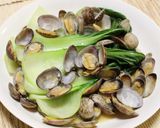 簡単♪アサリとチンゲン菜の酒蒸し作り方8写真