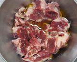 筍と牛ヒレ肉のオイスターソース炒め作り方1写真
