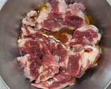 筍と牛ヒレ肉のオイスターソース炒め作り方1写真