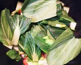 だしの素で簡単!青梗菜とえのきの卵炒め作り方6写真