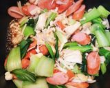 だしの素で簡単!青梗菜とえのきの卵炒め作り方8写真