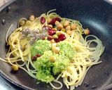 パスタの茹で時間でできる緑のパスタサラダ作り方2写真