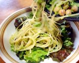 パスタの茹で時間でできる緑のパスタサラダ作り方3写真