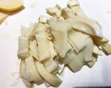 簡単 豚肉とたけのこあんかけ作り方1写真