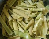 田舎の味♡イタドリの油炒め♫　作り方3写真