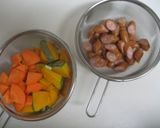 お野菜たっぷり缶入りスープで簡単シチュー作り方1写真