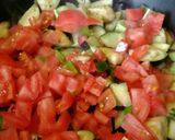 なすトマトピーマンチーズの巾着揚げ♪作り方4写真