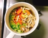 朝食の定番に。いわしつみれの味噌汁　作り方2写真