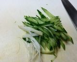 鶏皮ときゅうりの和え物作り方3写真