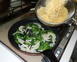 新たまねぎとエンドウのバター醤油パスタ作り方12写真