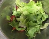 俺流！トマトとレタスの旨味サラダ作り方3写真