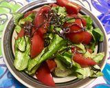 俺流！トマトとレタスの旨味サラダ作り方4写真
