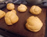 堅めのシュー皮にコーヒー味のクリーム♡作り方7写真