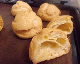 堅めのシュー皮にコーヒー味のクリーム♡作り方8写真