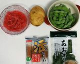 お弁当おかず♪ポテサラin磯部揚げ♪作り方1写真