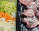 炊飯器で牛すね肉のミラノ風赤ワイン煮込み作り方2写真
