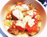 ★鶏肉とトマトのオーロラチーズ焼き★作り方10写真