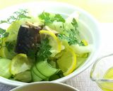 鯖缶のサラダ＆レモンドレッシング作り方3写真