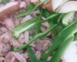 *豚コマとピーマンと椎茸の旨味醤油炒め*作り方2写真
