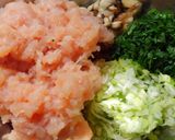 簡単作り置きにも!大葉入り照り焼き鶏団子作り方4写真