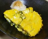 めんつゆだけ★居酒屋さんの納豆オムレツ作り方9写真