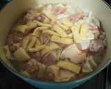 たっぷり鶏たけのこ炊き込みご飯作り方1写真