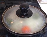 ごま油の香り３分で野菜入り焼きうどん作り方3写真