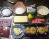 ブルーベリーのレアチーズケーキ4層!!!作り方1写真