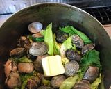 春きゃべつとあさりのバター蒸し作り方9写真