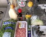 【男のジャンク飯】オイマヨ海老餃子作り方1写真