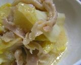 すごく簡単！白菜と豚バラの白味噌煮♪作り方5写真