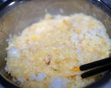 しらすと大根葉のパラパラ炒飯作り方3写真