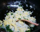 しらすと大根葉のパラパラ炒飯作り方4写真