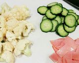 簡単♪カリフラワーサラダ作り方1写真