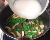ほうれん草ときのこの中華風あんかけ作り方4写真