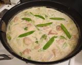 フライパンで簡単！白菜と鶏のクリーム煮♡作り方11写真