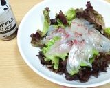 盛田トリュフソースで鯛のカルパッチョ♪作り方3写真