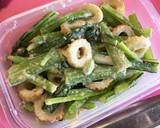 レンジで簡単小松菜とちくわのごまマヨ和え作り方4写真