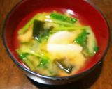 かぶとわかめの味噌汁作り方4写真
