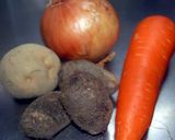 ほっこりさといものミルクスープ作り方1写真