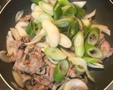 俺流!豚肉と葱のうま塩ドレッシング炒め作り方4写真