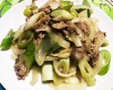 俺流!豚肉と葱のうま塩ドレッシング炒め作り方7写真