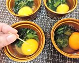 レンチン★【ほうれん草のマヨ玉ココット】作り方6写真