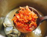 朝食・ランチ♡あさりの味噌汁〜スンドゥブ作り方2写真