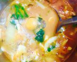 朝食・ランチ♡あさりの味噌汁〜スンドゥブ作り方4写真
