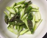 cafe風♡チーズとろ〜り鶏アスパラ丼作り方1写真