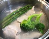 緑がドッサリ ピリ辛冷しゃぶサラダ作り方3写真