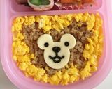 そぼろでキャラ弁ダッフィー ☆ＤＵＦＦＹ作り方4写真