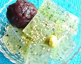 ❁心太風～青海苔醤油寒天あんみつ❁作り方7写真